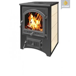 Печь-камин Везувий ПК-01 (205) с плитой (бежевый)